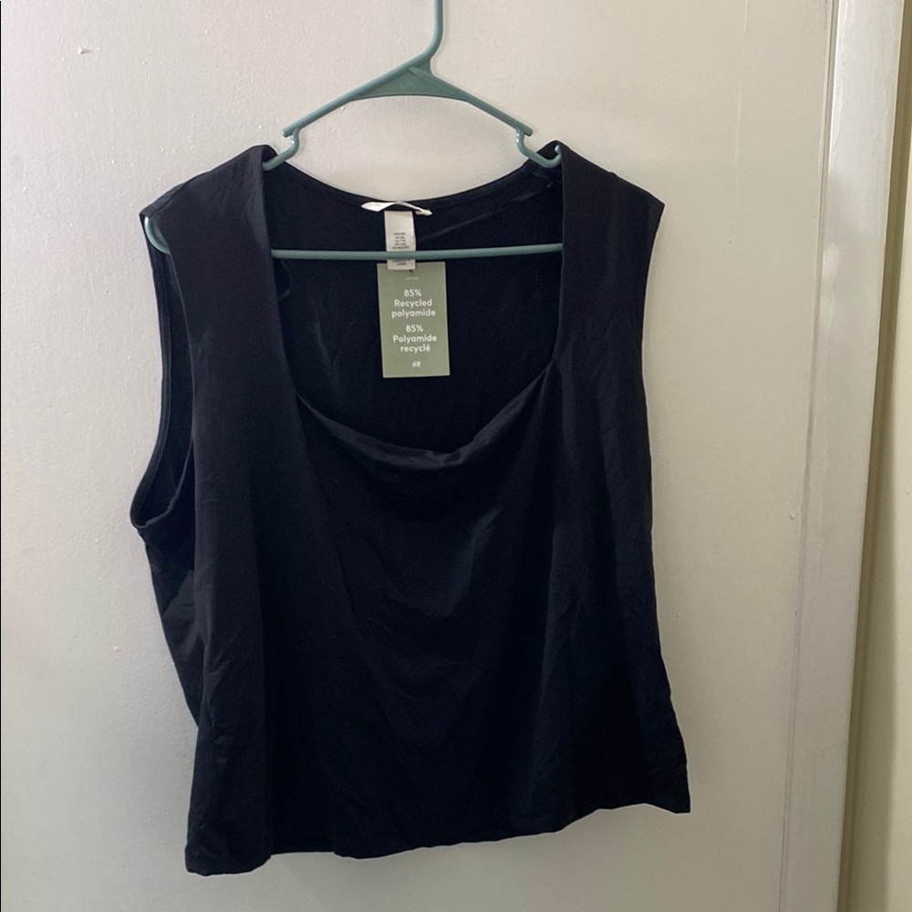 H&M Black Tank Top Sleeveless Classic